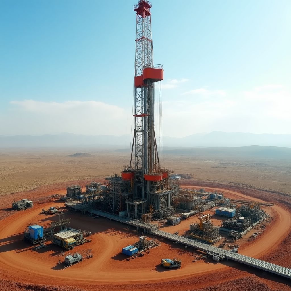 Extracción de petróleo YPF